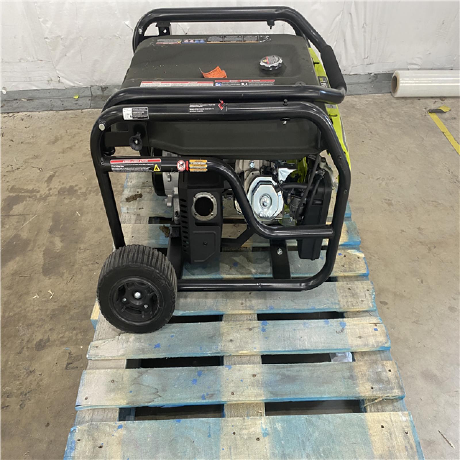 Houston Location - AS-IS Ryobi Gas Powered Generator 6,500 Running Watts 8,125 Starting Watts