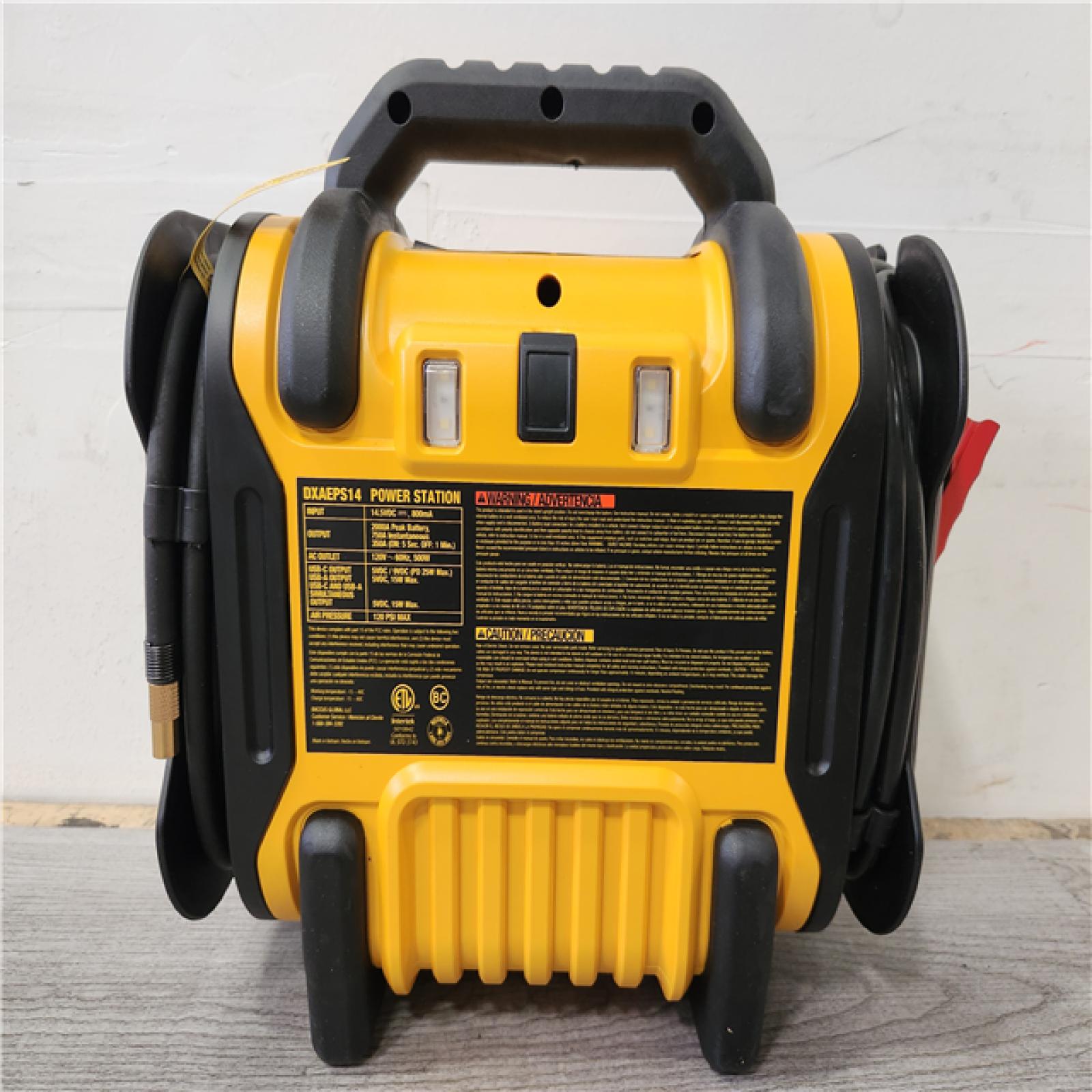 Phoenix Location DEWALT Portable Power 2000 Peak Amp Jump Starter w/Digital Compressor