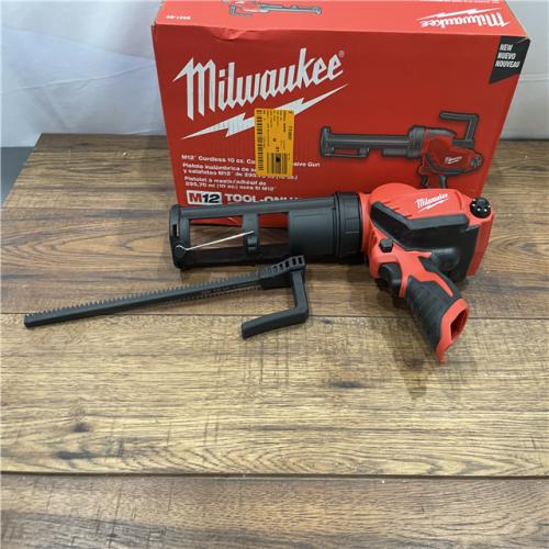 AS-IS Milwaukee 2441-20 M12 12V Cordless 10oz Caulk and  (Tool Only)