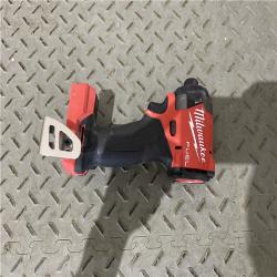 Houston location AS-IS Milwaukee 2953-20 18V Lithium-Ion Brushless Cordless 1/4   Hex Impact Driver Bare Tool  Red