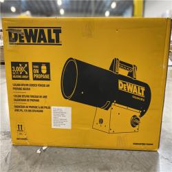 DALLAS LOCATION - DEWALT Forced Air Propane 125000-BTU Outdoor Portable Forced Air Propane Heater