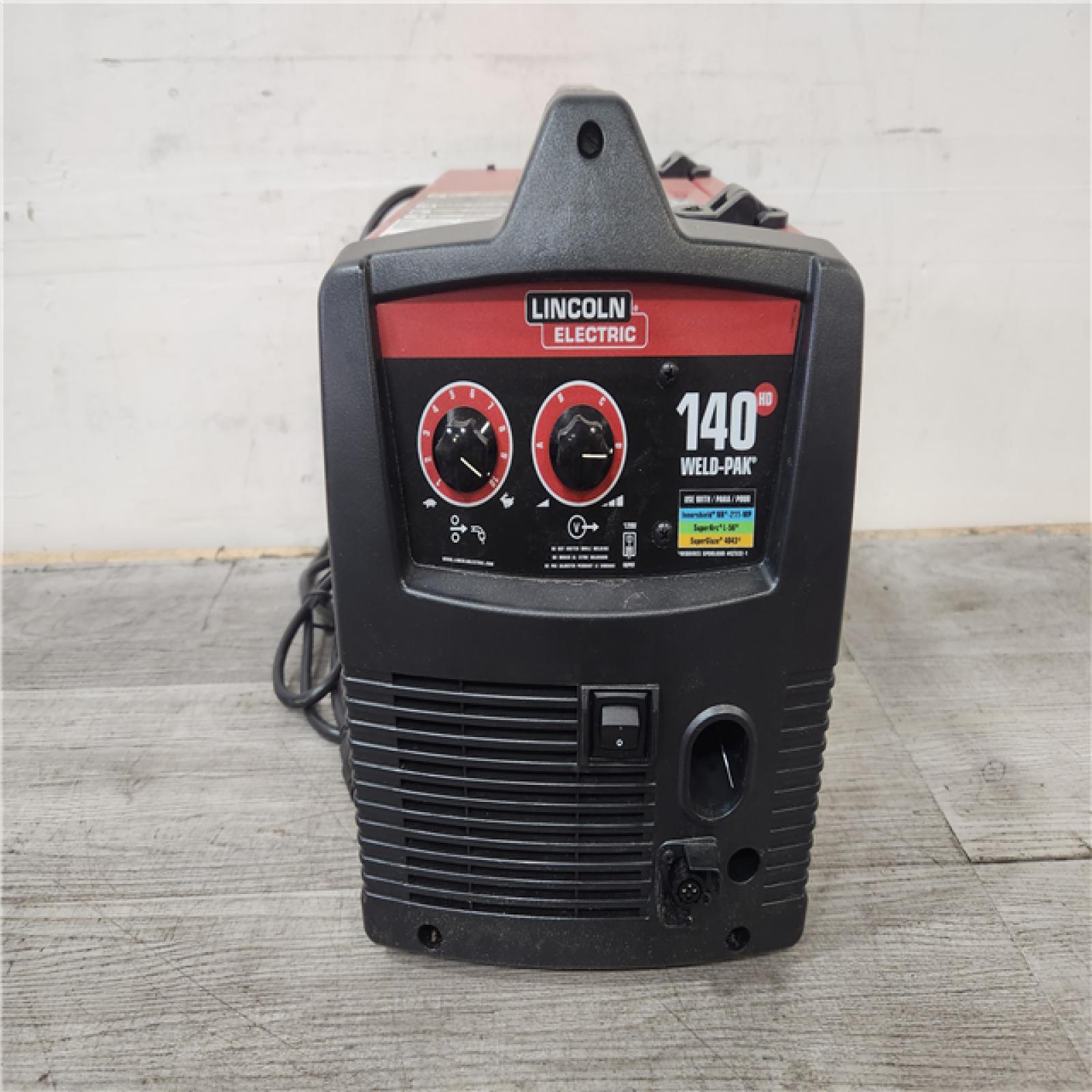 Phoenix Location Lincoln Electric Weld-Pak 140 Amp MIG and Flux-Core Wire Feed Welder, 115V, Aluminum Welder with Spool Gun sold separately