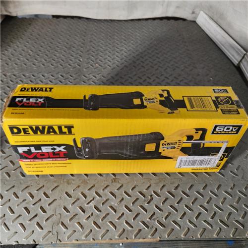 Houston location AS-IS DeWalt DCS389B FLEXVOLT 60V MAX Cordless Brushless Reciprocating Saw (Tool-Only)