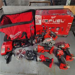 HOUSTON LOCATION - AS-IS (APPEARS LIKE NEW) Milwaukee  M18 FUEL 5-TOOL COMBO KIT