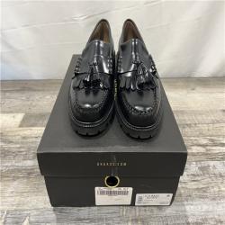 AS-IS G.h. Bass Men's Layton Lug Weejun Tassel Loafers - Black - SZ 10.5