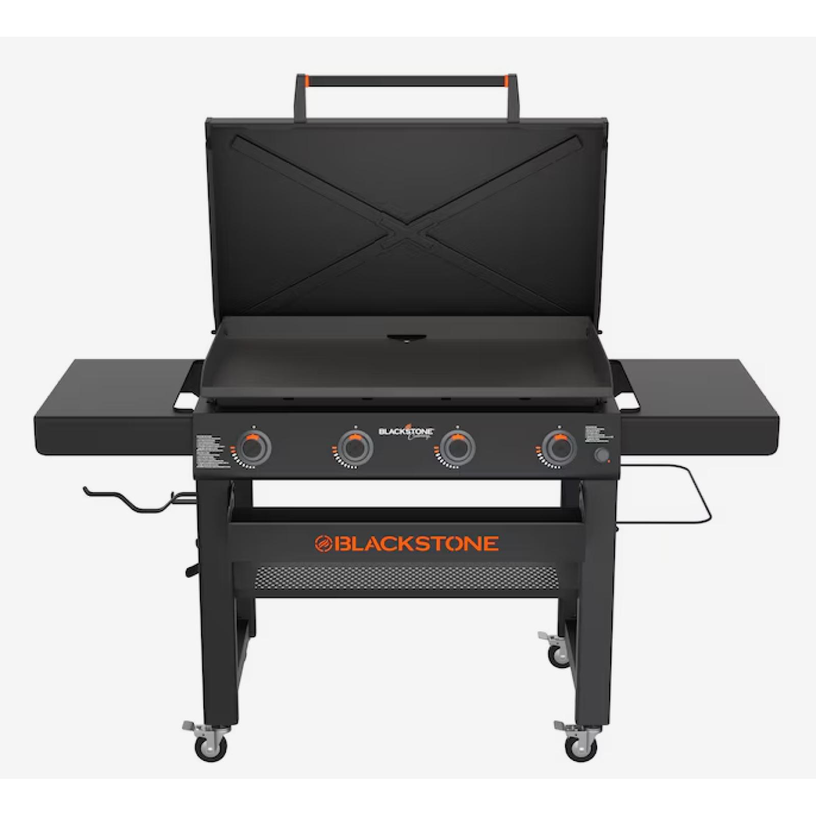 DALLAS LOCATION - Blackstone 36-in Culinary Omnivore Griddle with Hood 4-Burner Liquid Propane Flat Top Grill PALLET - (8 UNITS)