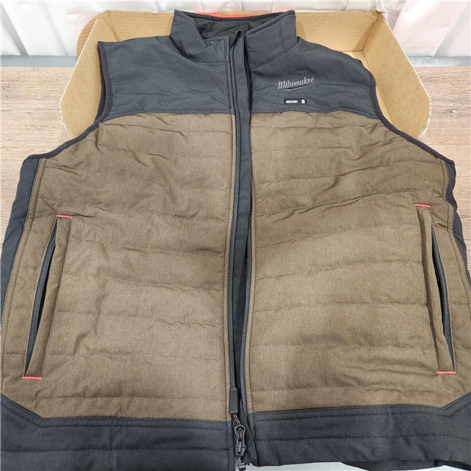 AS-IS Heated Vest,Polyester,Zipper,Men,L