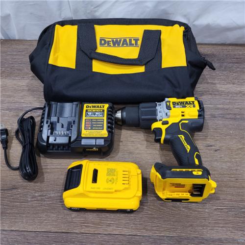 AS-IS DEWALT 20V MAX XR Lithium-Ion Brushless Cordless 1/2 Hammer Drill/Driver Kit