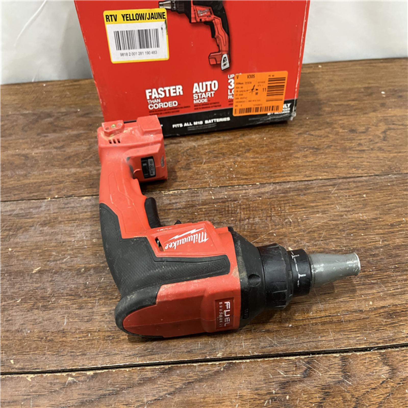 AS-ISMilwaukee M18 FUEL Drywall Screw Gun