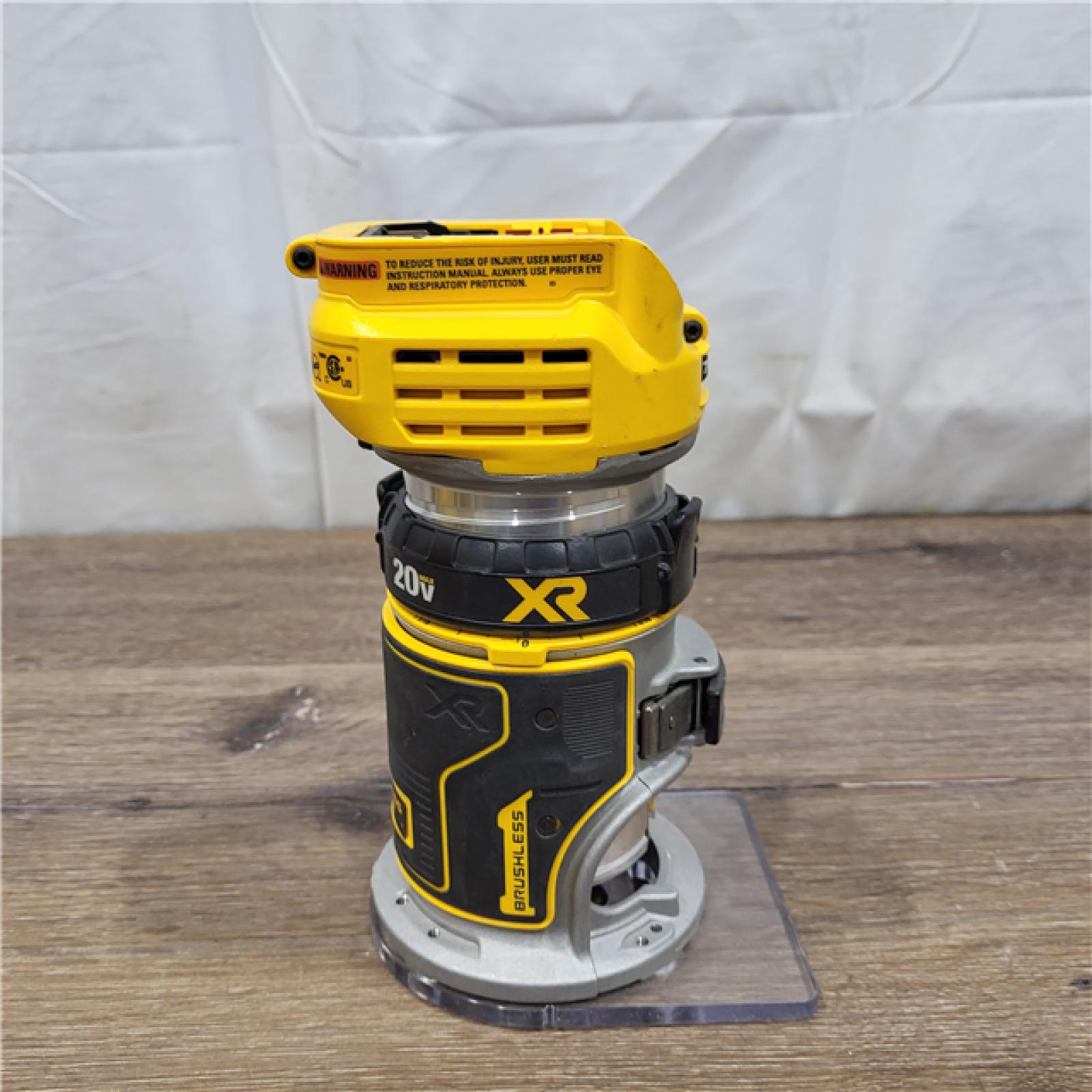 AS-IS Dewalt 20V MAX XR Brushless Cordless Compact Router (Tool Only)