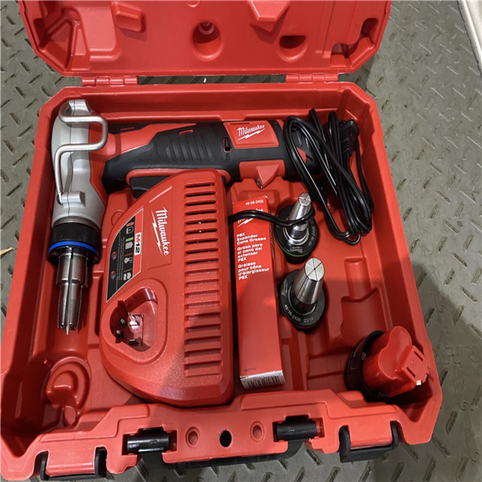 Houston location AS-IS 1 Kit  Milwaukee 2474-22 M12 Propex Expansion Tool Kit