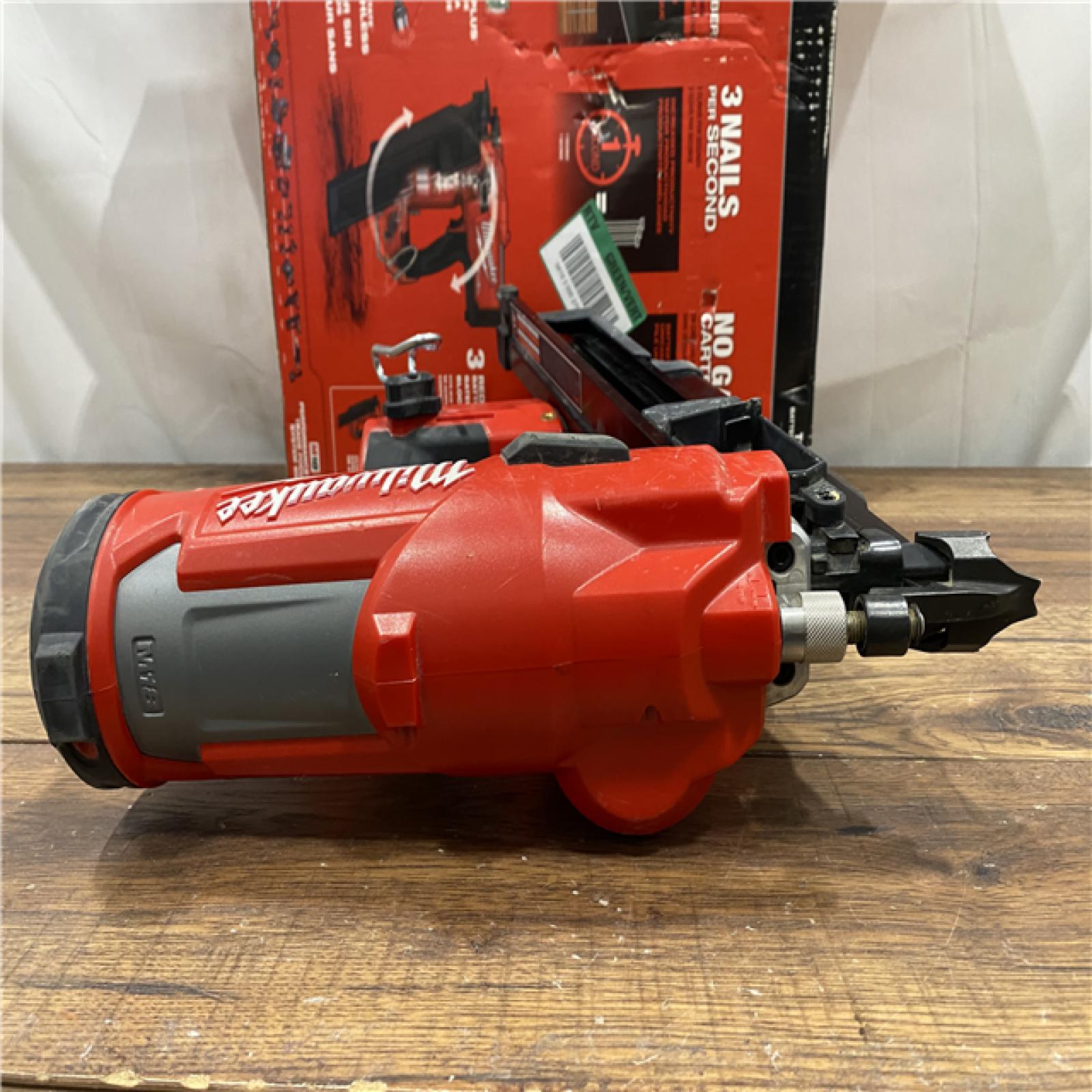 AS IS Milwaukee 2744-20 M18 FUEL 3-1/2 in. 18-Volt 21-Degree Lithium-Ion Brushless Cordless Framing Nailer (Tool-Only) (Refurbished)