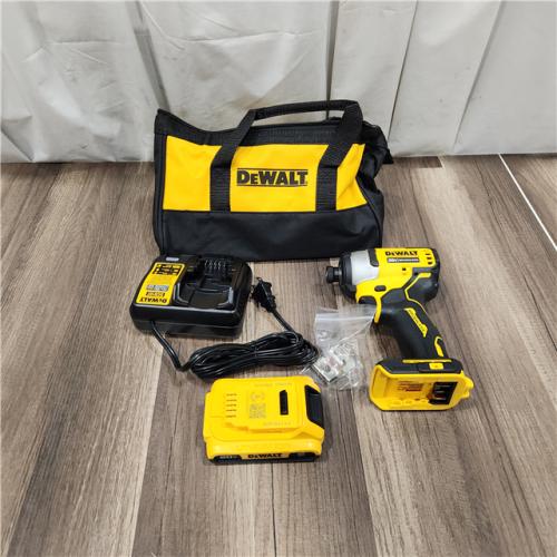 AS IS DEWALT ATOMIC 20V MAX* Brushless Cordless Compact 1/4 in. Impact Driver Kit