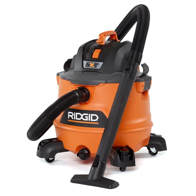 RIDGID Vacuum W/ Fine Dust Filter Locking Hose Accessories 14