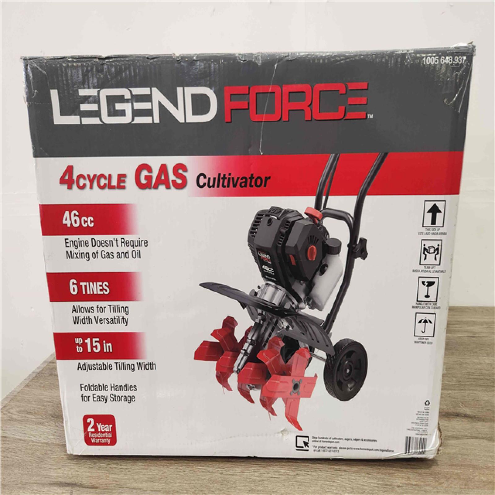 Phoenix Location Legend Force 15 in. 46 cc Gas Powered 4-Cycle Gas Cultivator