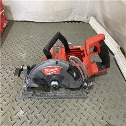 Houston location AS-IS Milwaukee 2830-20 Rear Handle Circular Saw M18 FUEL 7-1/4  Cordless Brushless Tool Only