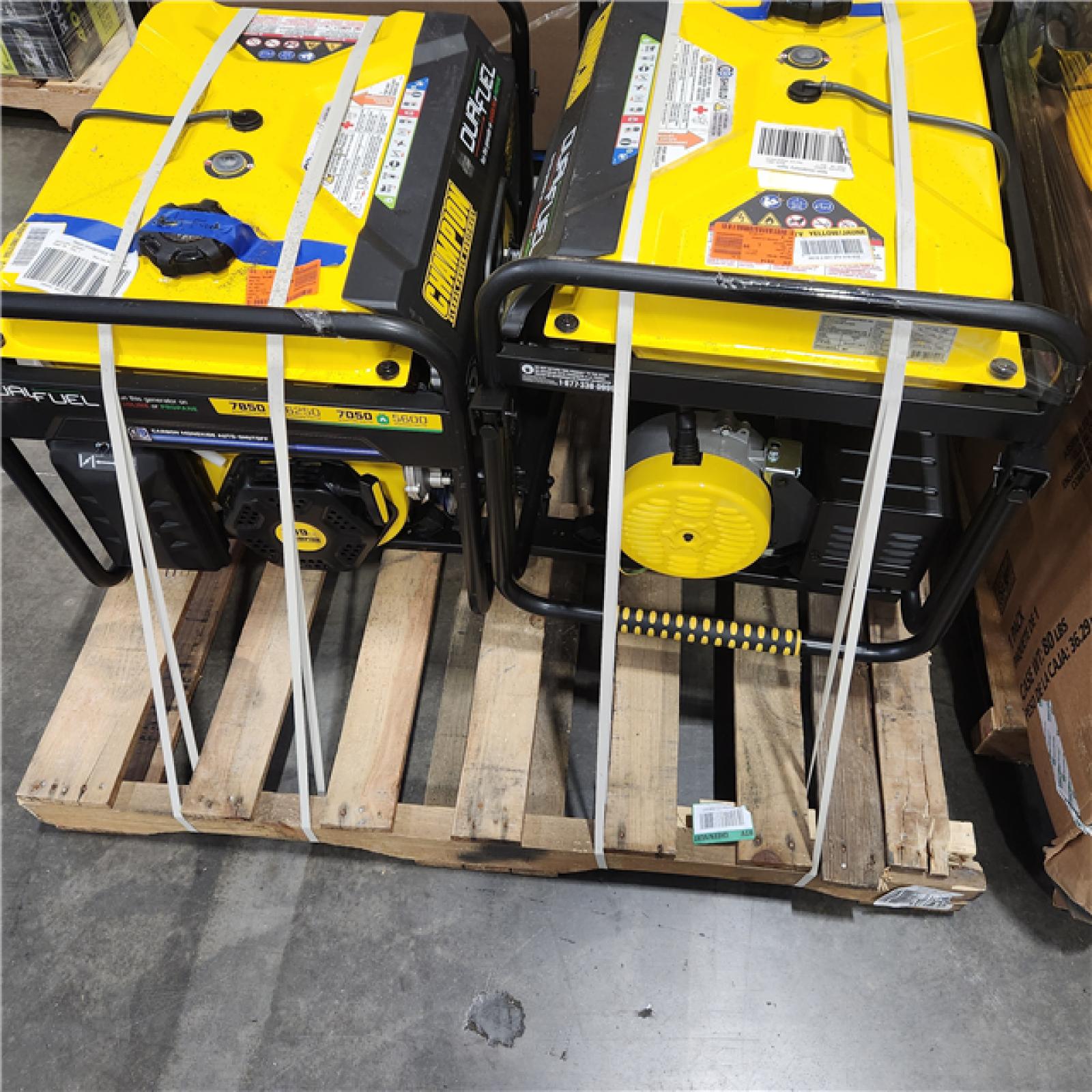 Dallas Location - As-Is  Champion Power Equipment 7850/6250-Watt Gasoline Fuel Portable Generator(Lot Of 2)