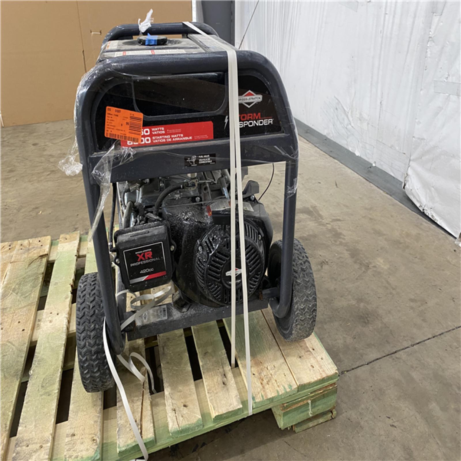 Houston Location - AS-IS BRIGGS & STRATION 6250 WATTS GENERATOR Pallet