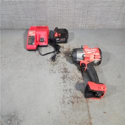 HOUSTON LOCATION - AS-IS Milwaukee M18 1/2 in. Cordless Brushless High Torque Impact Wrench Kit (Battery & Charger)