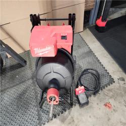 HOUSTON LOCATION - AS-IS Milwaukee 2817A-21 M18 3/8 in. X 75 Ft. Cable Cordless Drum Machine Kit (TOOL ONLY)