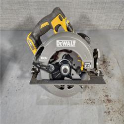 HOUSTON LOCATION - AS-IS DeWALT Flexvolt Max 7-1/4  60V Brushless Circular Saw DCS578B (Bare Tool)