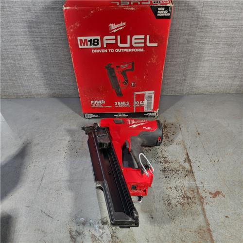 HOUSTON LOCATION - AS-IS Milwaukee 2744-20 M18 FUEL 3-1/2 in. 18-Volt 21-Degree Lithium-Ion Brushless Cordless Framing Nailer (Tool-Only) (Refurbished)