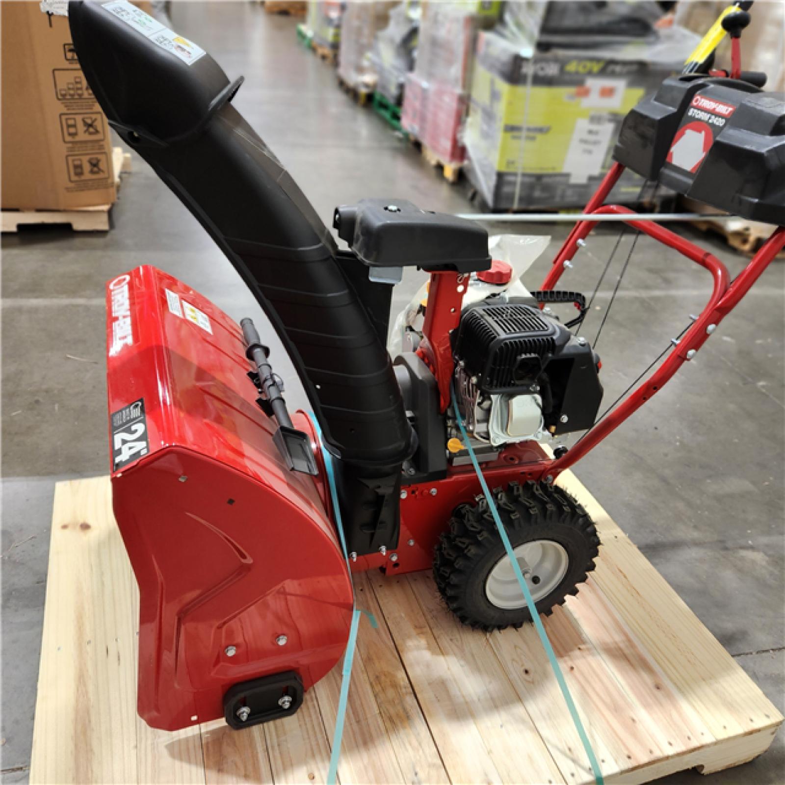 Dallas Location - As-Is Troy-Bilt Storm 24 in. 208 cc Two- Stage Gas Snow Blower