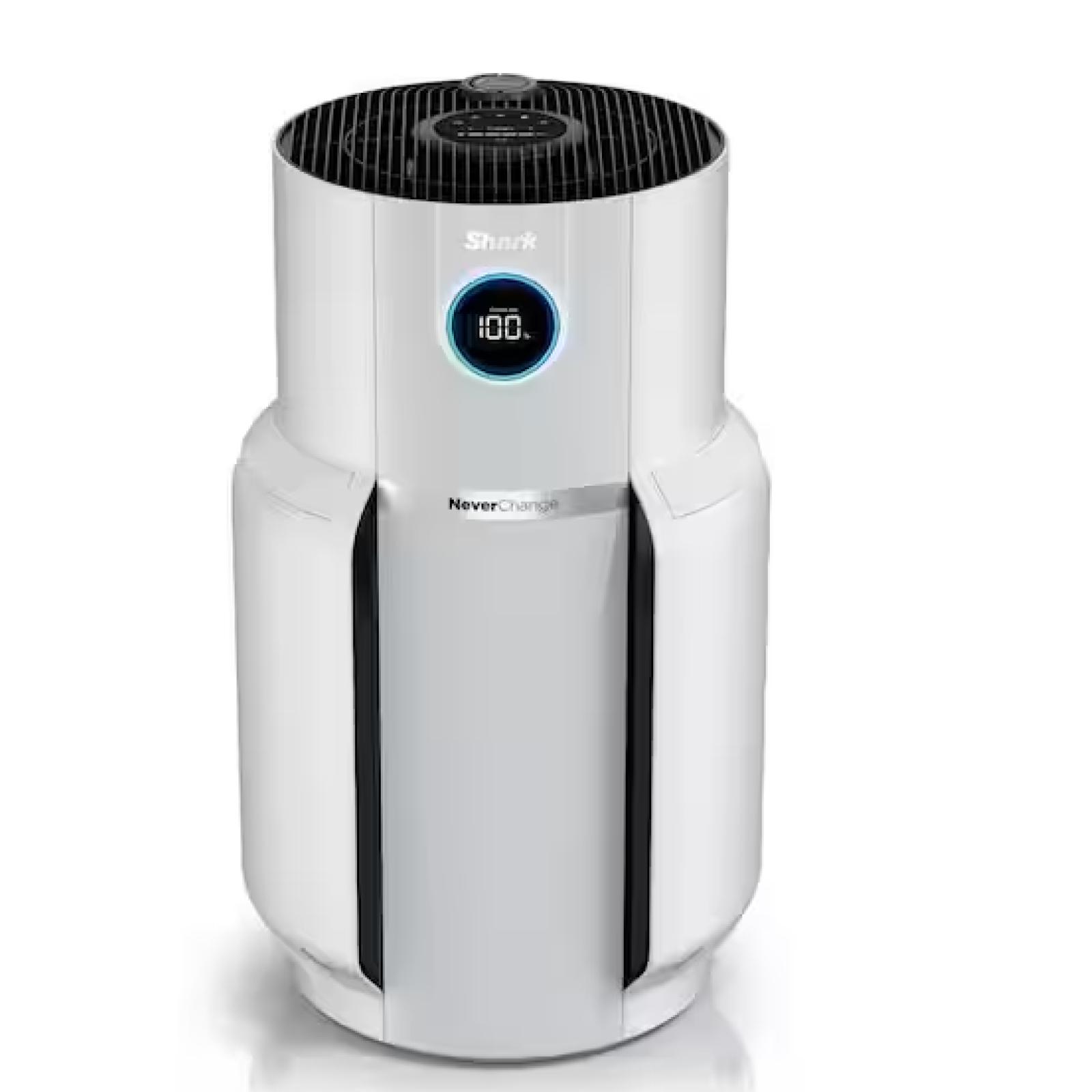 NEW! - Shark NeverChange HEPA Filter Whole Home Tower Air Purifier 1400 sq.ft w/ Odor Neutralization & Clean Sense Technology, White