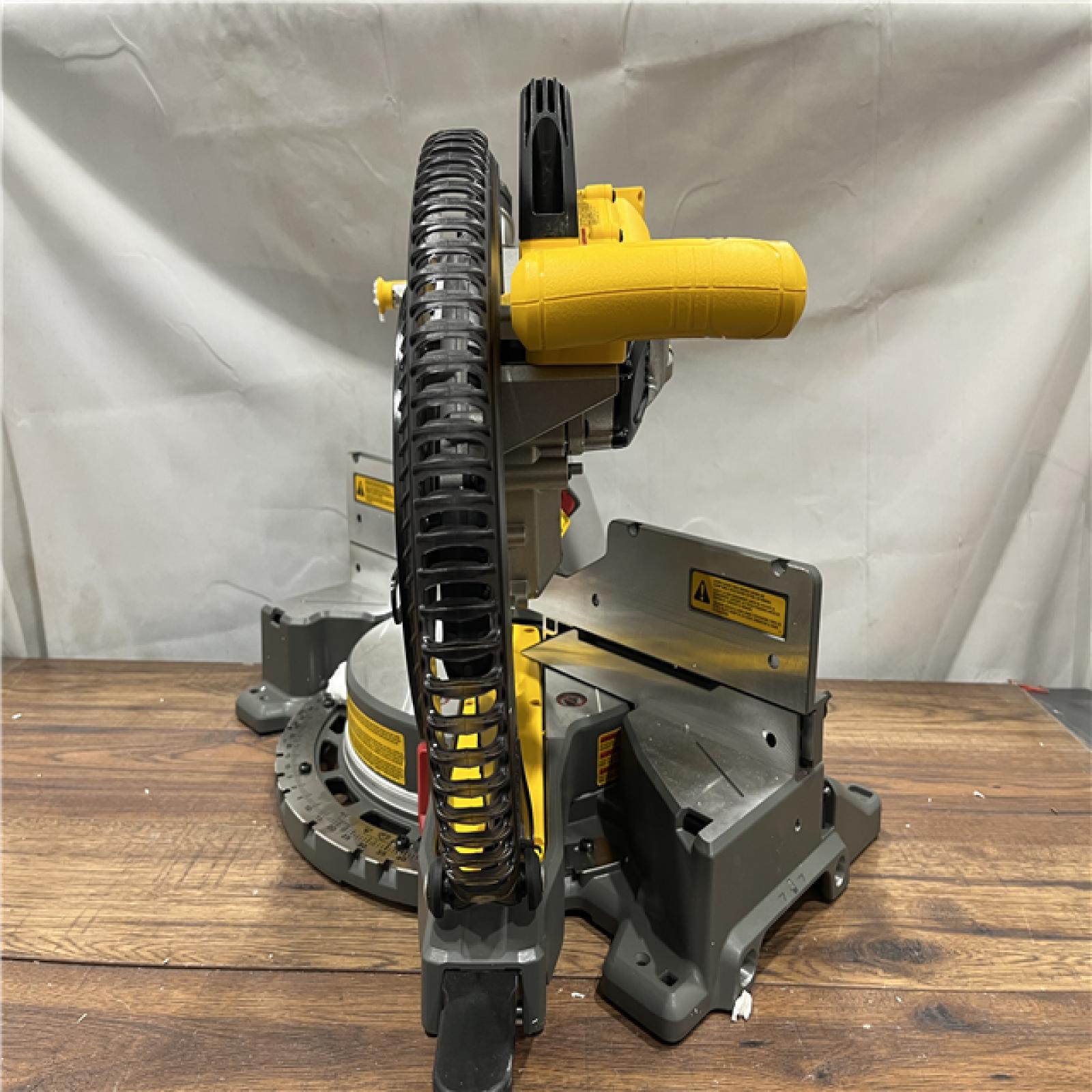 AS IS DEWALT 60V Lithium-Ion 12 in. Cordless Sliding Miter Saw Kit with 9.0Ah Battery Pack