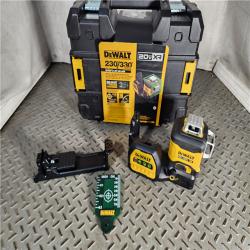 HOUSTON LOCATION - AS-IS (APPEARS LIKE NEW) DEWALT 20V MAX XR Lithium-Ion Cordless 3 X 360 Green Beam Line Laser (Tool Only)