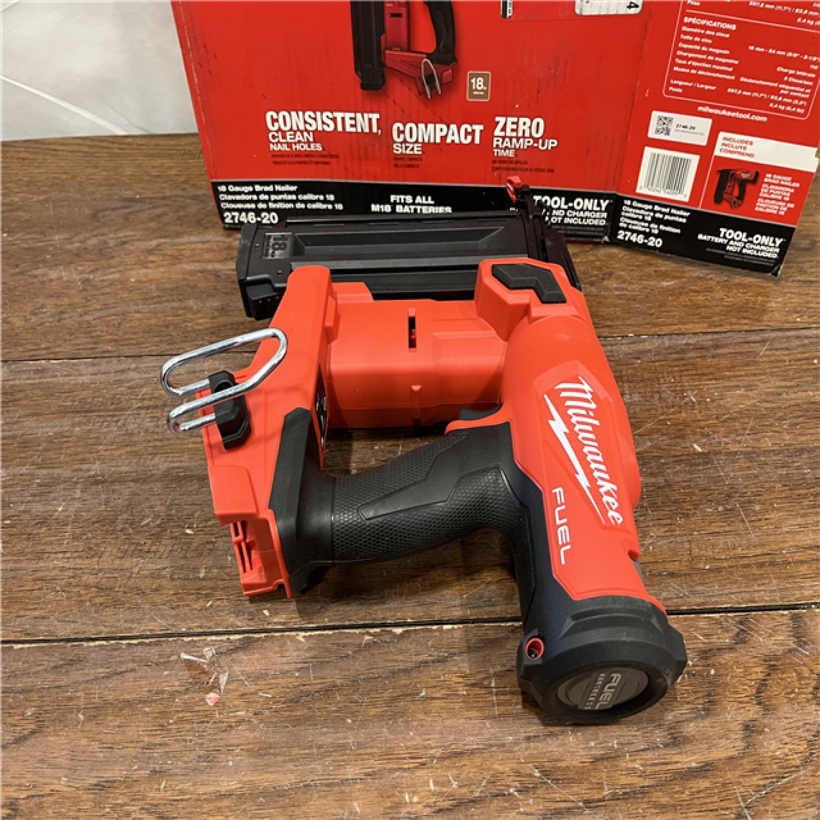 AS-ISMilwaukee M18 FUEL 18 Gauge Brad Nailer