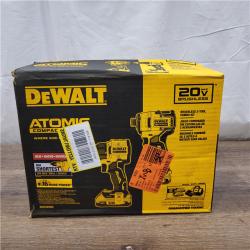 AS-IS DEWALT ATOMIC 20-Volt MAX Lithium-Ion Cordless Combo Kit (2-Tool) with (2) 2.0Ah Batteries, Charger and Bag