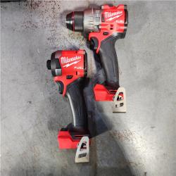 HOUSTON LOCATION - AS-IS (APPEARS LIKE NEW) Milwaukee M18 FUEL 18V Lithium-Ion Brushless Cordless Hammer Drill and Impact Driver Combo Kit (2-Tool) with 2 Batteries