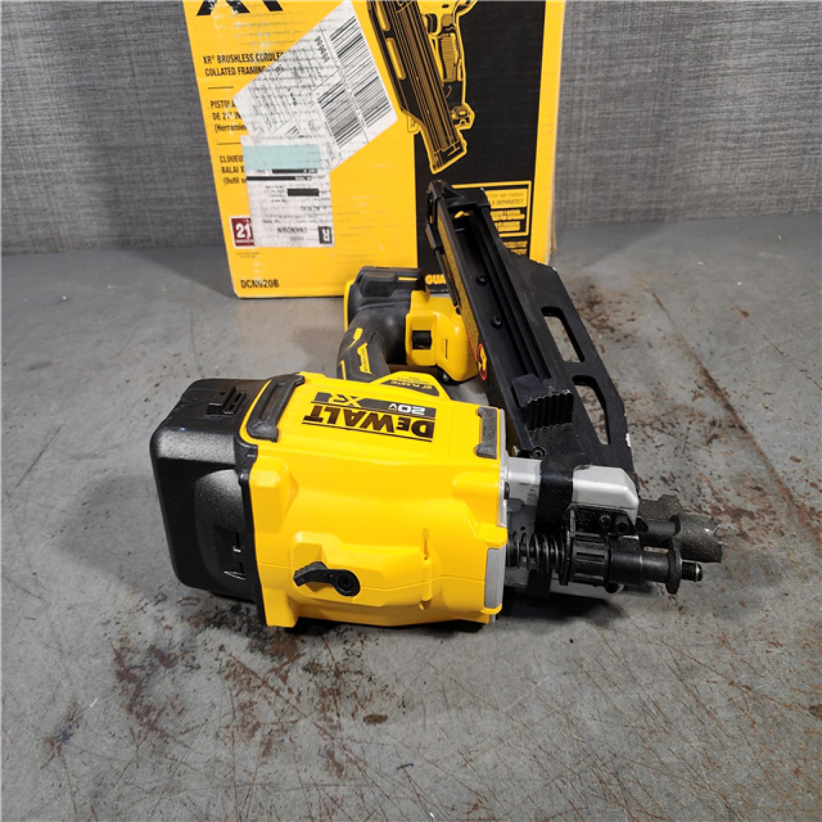 HOUSTON LOCATION - AS-IS DEWALT 20-Volt 21Â° Cordless Framing Nailer (Tool-Only)