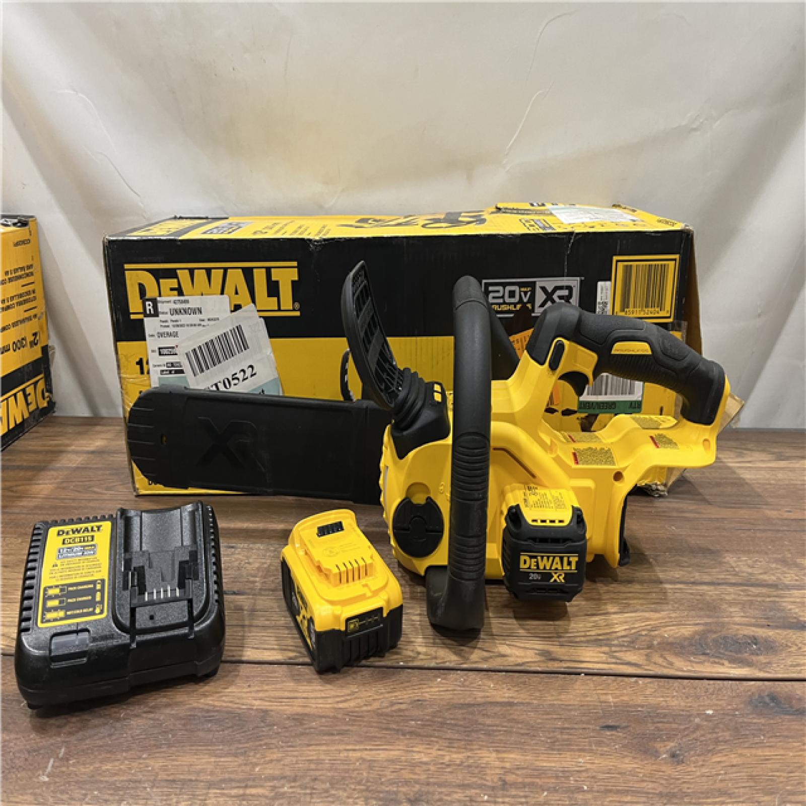 AS-IS DEWALT 20V MAX Brushless Cordless 12in. Chainsaw Kit