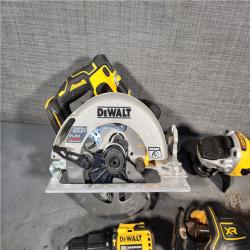 HOUSTON LOCATION - AS-IS DEWALT 5 TOOL COMBO KIT W/ (2) BATTERY & CHARGER