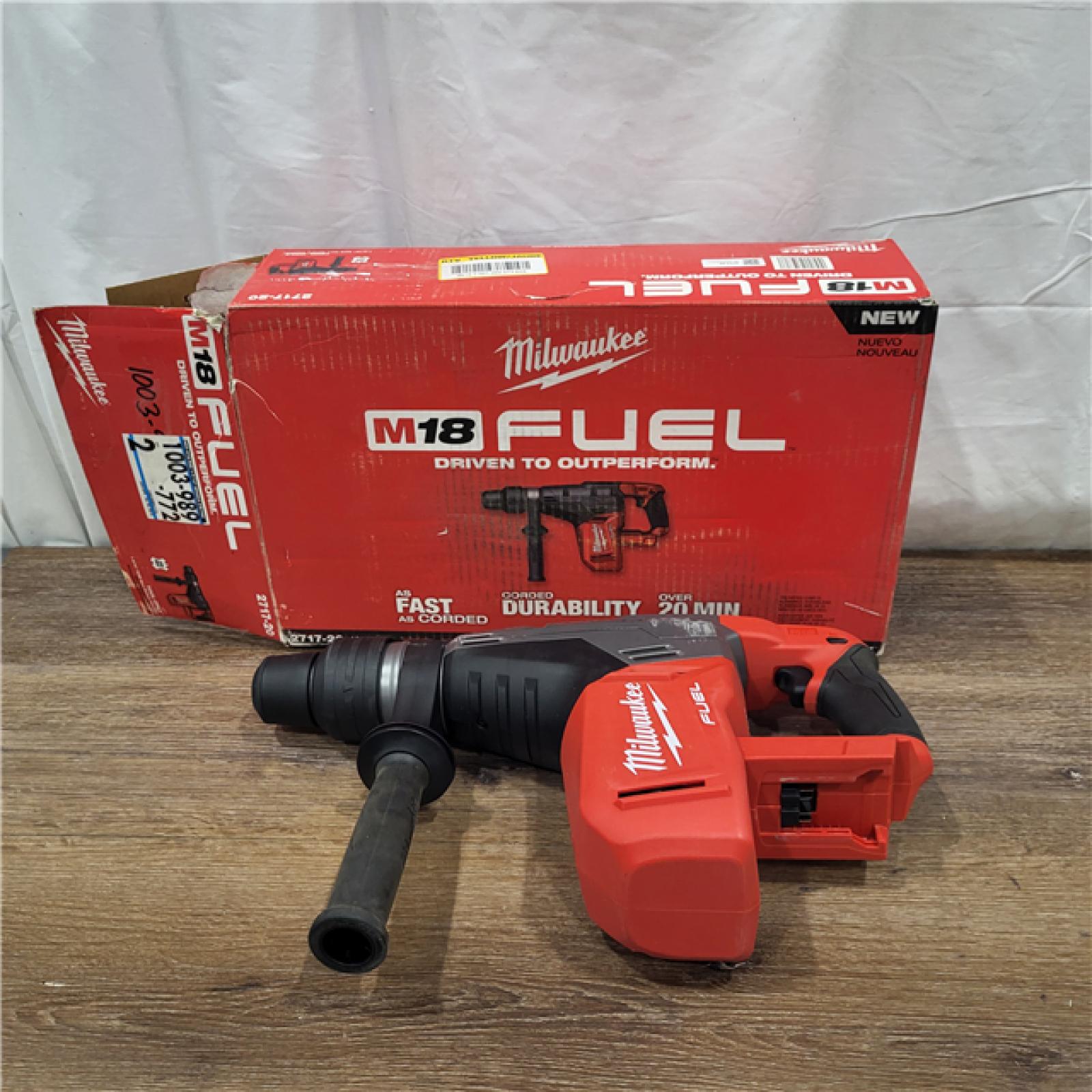 AS-IS M18 FUEL 18V Lithium-Ion Brushless Cordless 1-9/16 in. SDS-Max Rotary Hammer (Tool-Only)