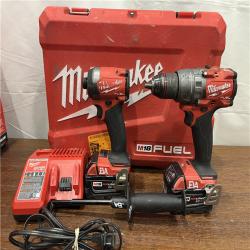 AS-ISM18 FUEL 18V Lithium-Ion Brushless Cordless Hammer Drill and Impact Driver Combo Kit (2-Tool) with 2 Batteries