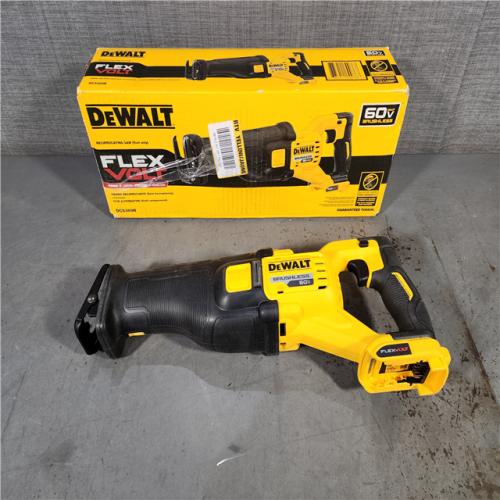 HOUSTON LOCATION - AS-IS DeWalt DCS389B FLEXVOLT 60V MAX Cordless Brushless Reciprocating Saw (Tool-Only)