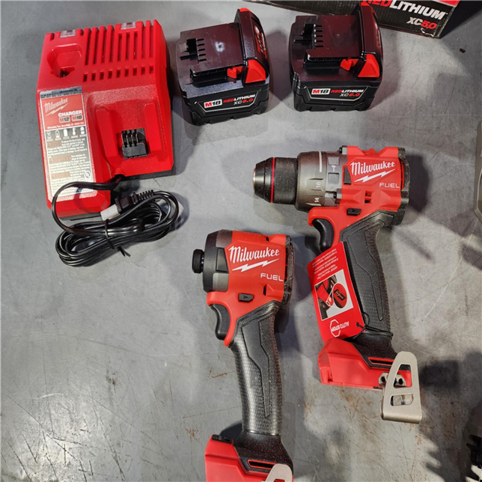 HOUSTON LOCATION - AS-IS (APPEARS LIKE NEW) Milwaukee  M18 FUEL 5-TOOL COMBO KIT