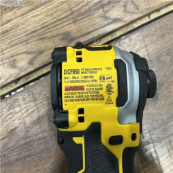 AS-IS DeWalt 20V MAX XR Cordless Drill/Driver, ATOMIC Impact Driver 2 Tool Combo Kit, (2) 2.0Ah Batteries, Charger, and Bag