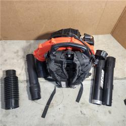 Houston location AS-IS ECHO 216 MPH 517 CFM 58.2cc Gas 2-Stroke Backpack Leaf Blower with Tube Throttle