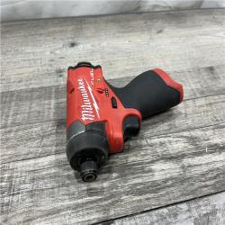 AS-IS MILWAUKEE M12 FUEL SURGE 12V Lithium-Ion Brushless Cordless 1/4 in. Hex Impact Driver Compact Kit W/Two 2.0Ah Batteries, Bag