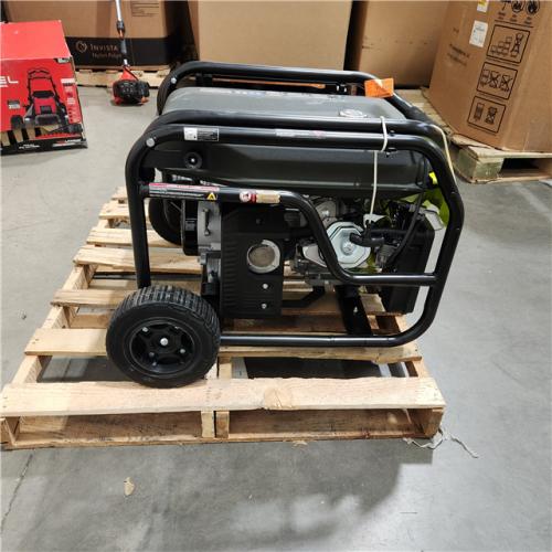 Dallas Location - As-Is RYOBI 6,500-Watt Gasoline Powered Portable Generator