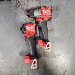 HOUSTON LOCATION - AS-IS Milwaukee M18 FUEL 18V Lithium-Ion Brushless Cordless Hammer Drill and Impact Driver Combo Kit (2-Tool) with 2 Batteries