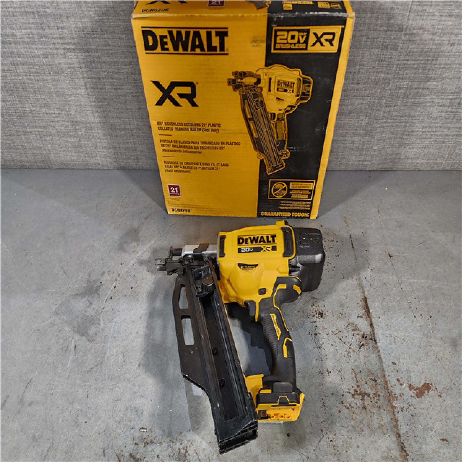 HOUSTON LOCATION - AS-IS DEWALT 20-Volt 21Â° Cordless Framing Nailer (Tool-Only)