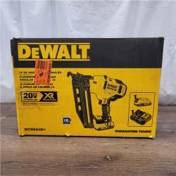 AS-IS DeWalt DCN660D1 20V 16 Gauge Cordless Angled Finish Nailer Kit W/ 2Ah Battery