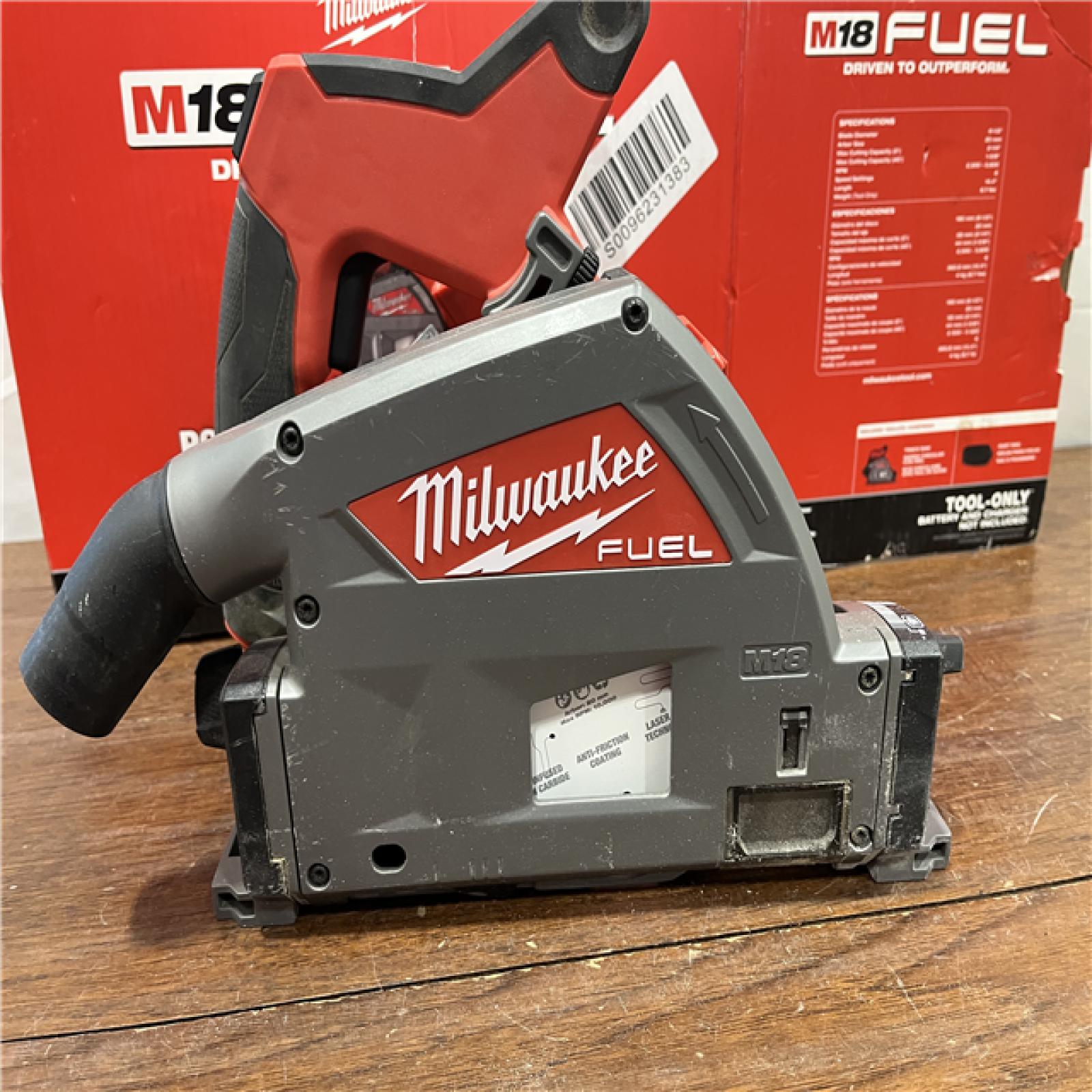 AS-ISMilwaukee M18 Fuelâ„¢ 6-1/2  Plunge Track Saw