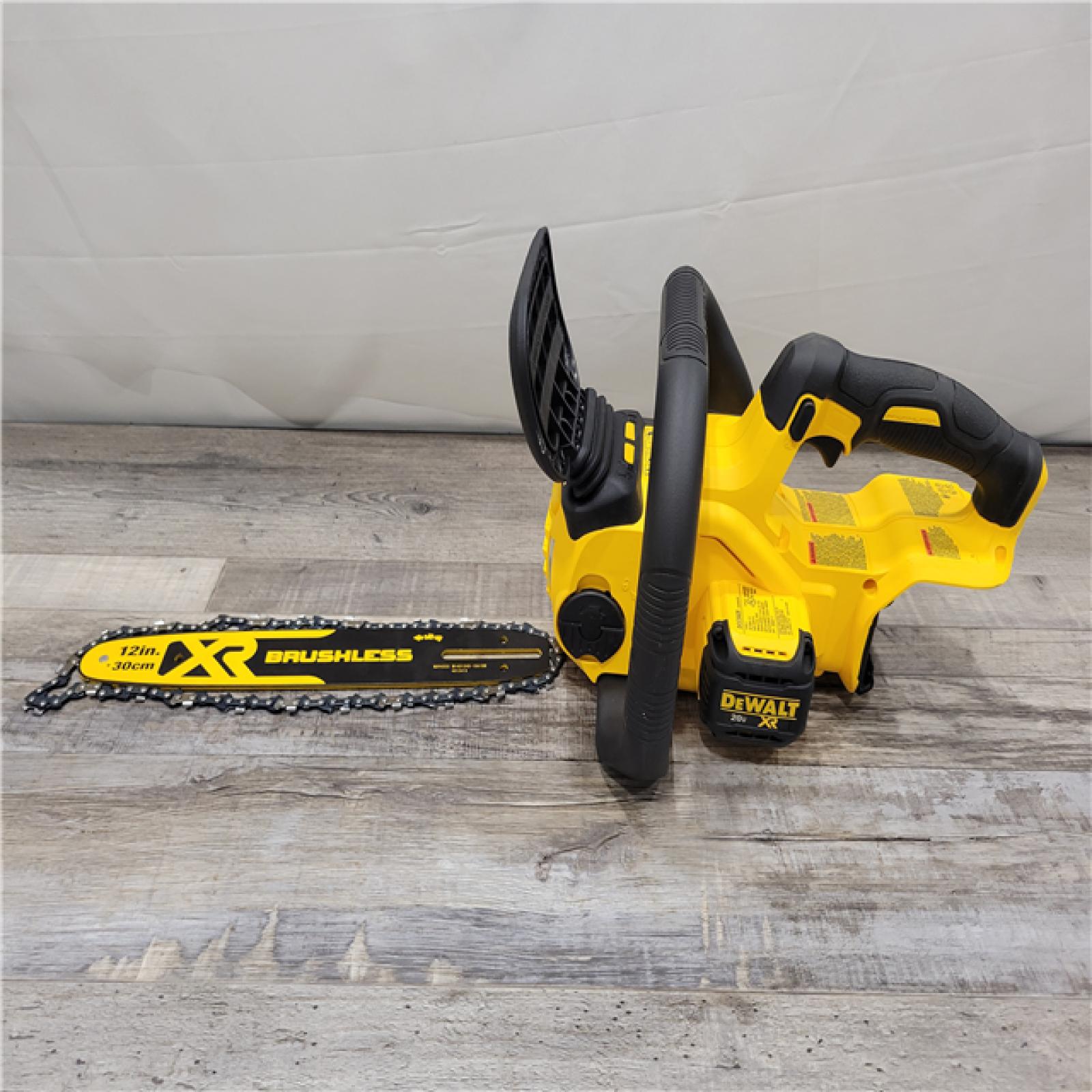 AS-IS DEWALT 20V MAX Brushless Cordless 12in. Chainsaw Kit