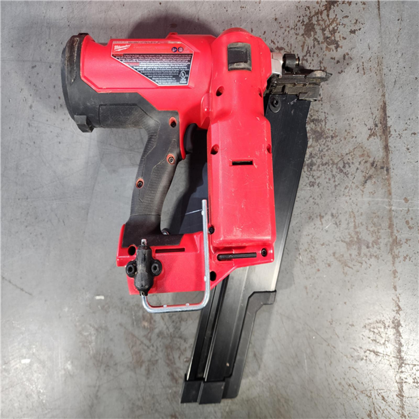 HOUSTON LOCATION - AS-IS Milwaukee 2744-20 M18 FUEL 3-1/2 in. 18-Volt 21-Degree Lithium-Ion Brushless Cordless Framing Nailer (Tool-Only) (Refurbished)